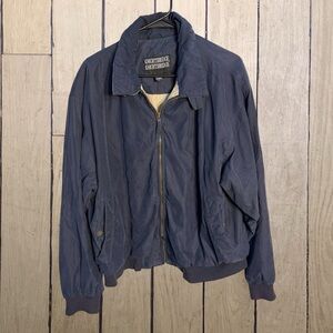 Knightsbridge Navy Bomber Jacket size L -Vintage Style